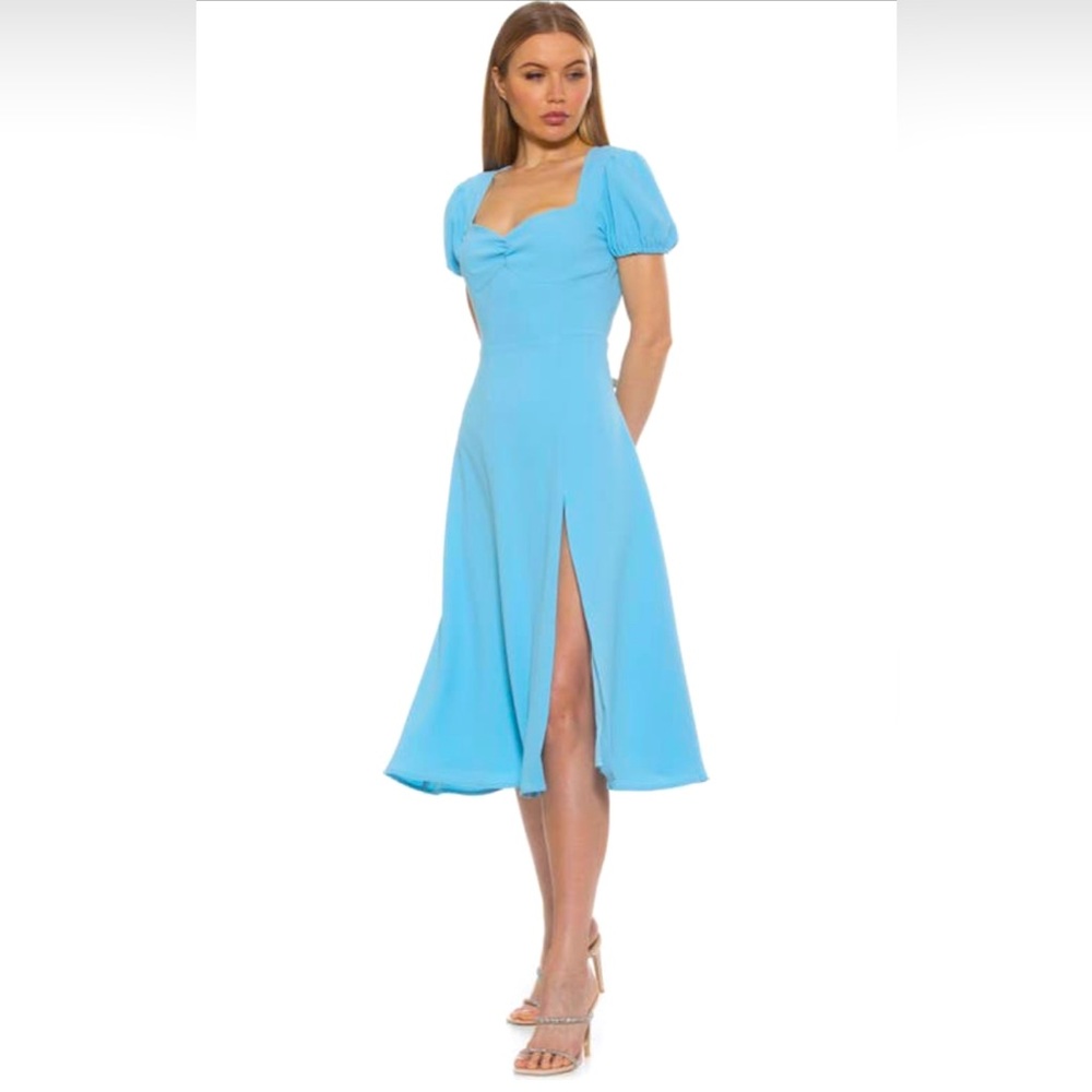 Women's Alexia Admor Halogen Blue Dress -Size 14 NWT